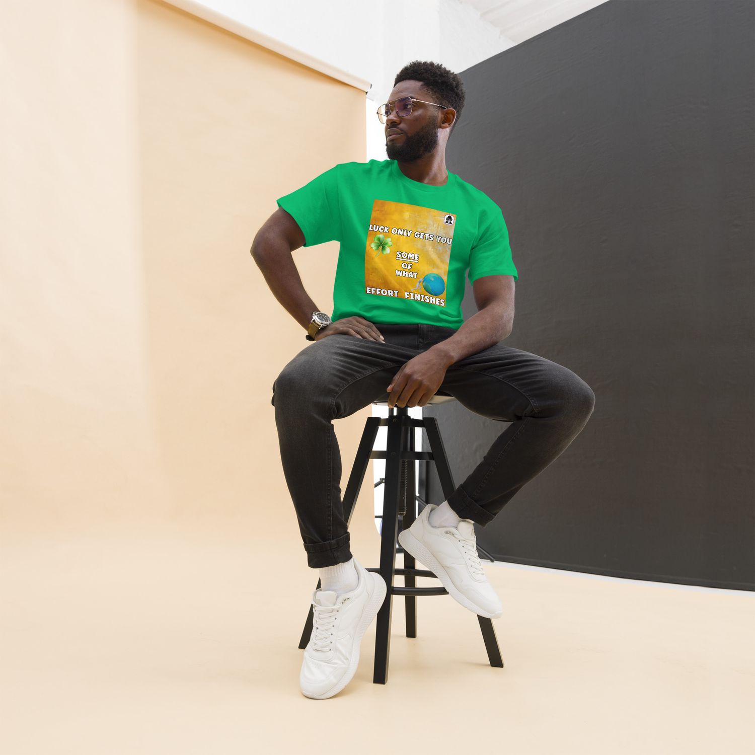 Luck and effort Unisex classic T-Shirt
