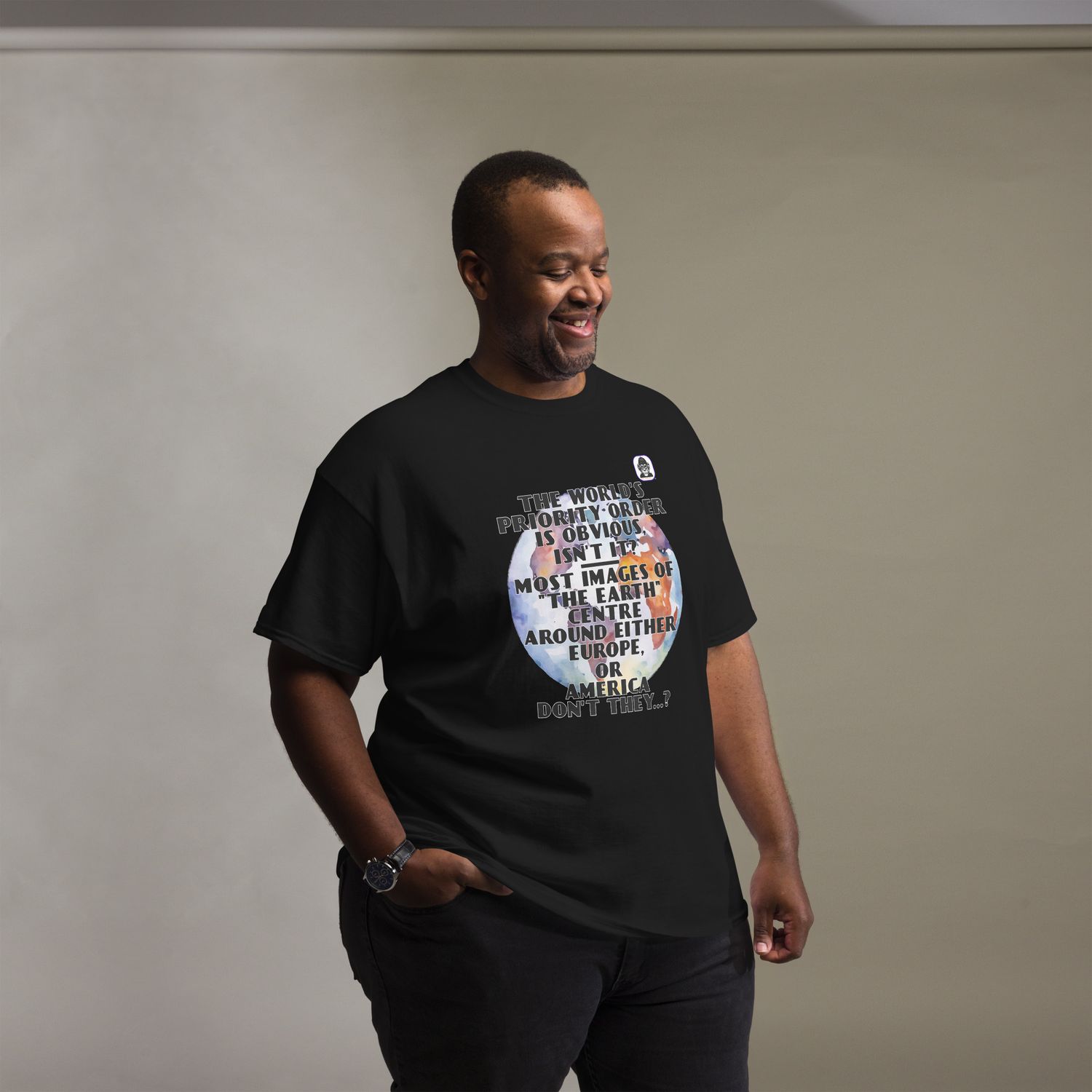 The centre of the world Unisex classic T-shirt