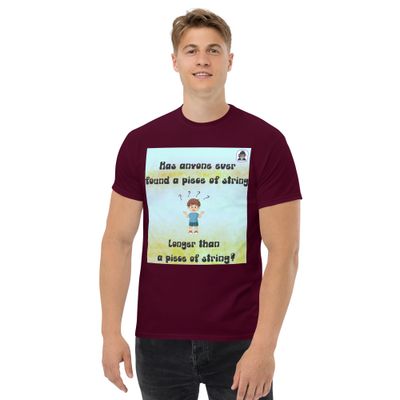 How long is a piece of string? Unisex classic T-shirt