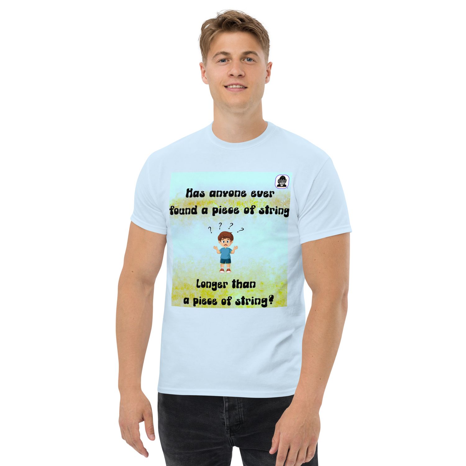How long is a piece of string? Unisex classic T-shirt