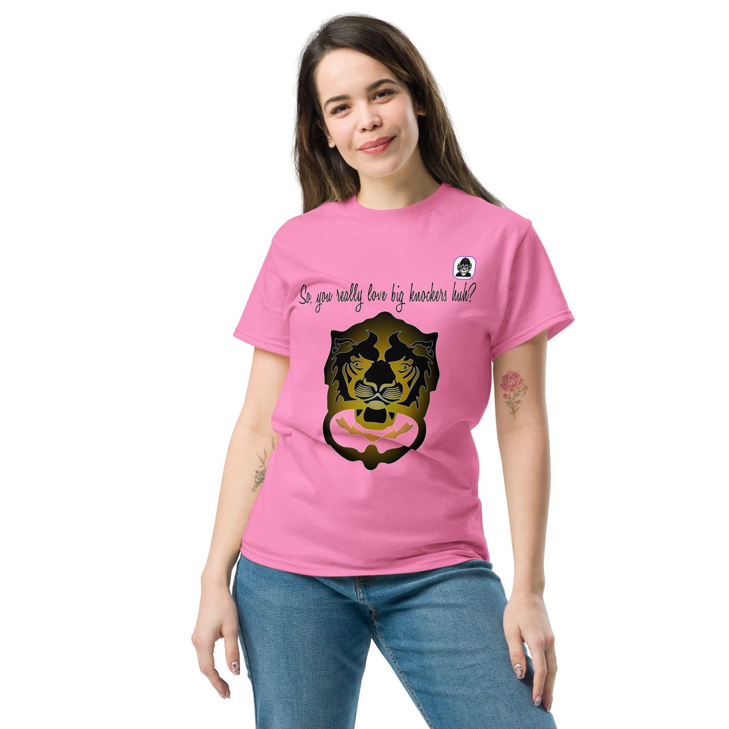 So you love big knockers huh? Unisex classic T-Shirt