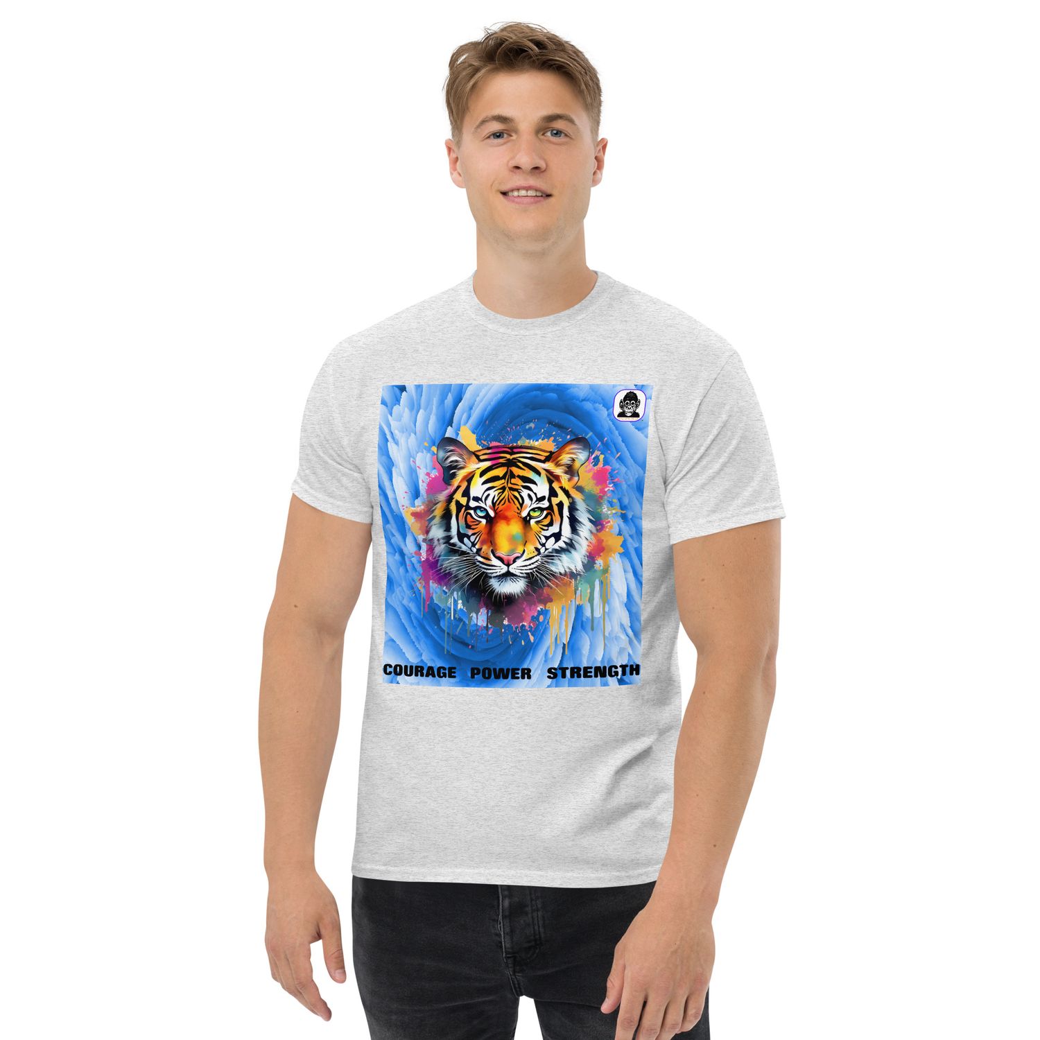 Tiger - COURAGE POWER STRENGTH Unisex classic T-Shirt