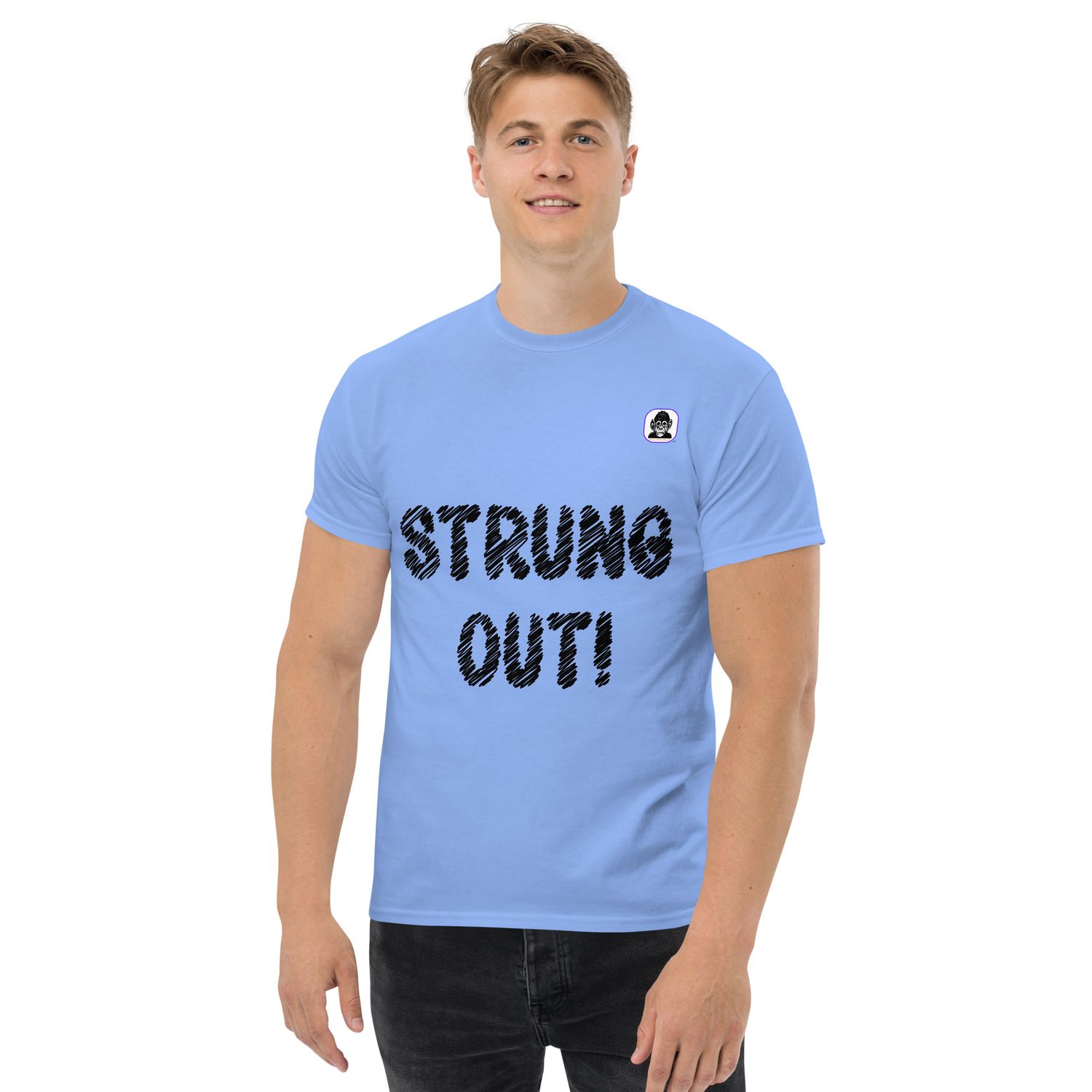 STRUNG OUT! - black print Unisex classic tee