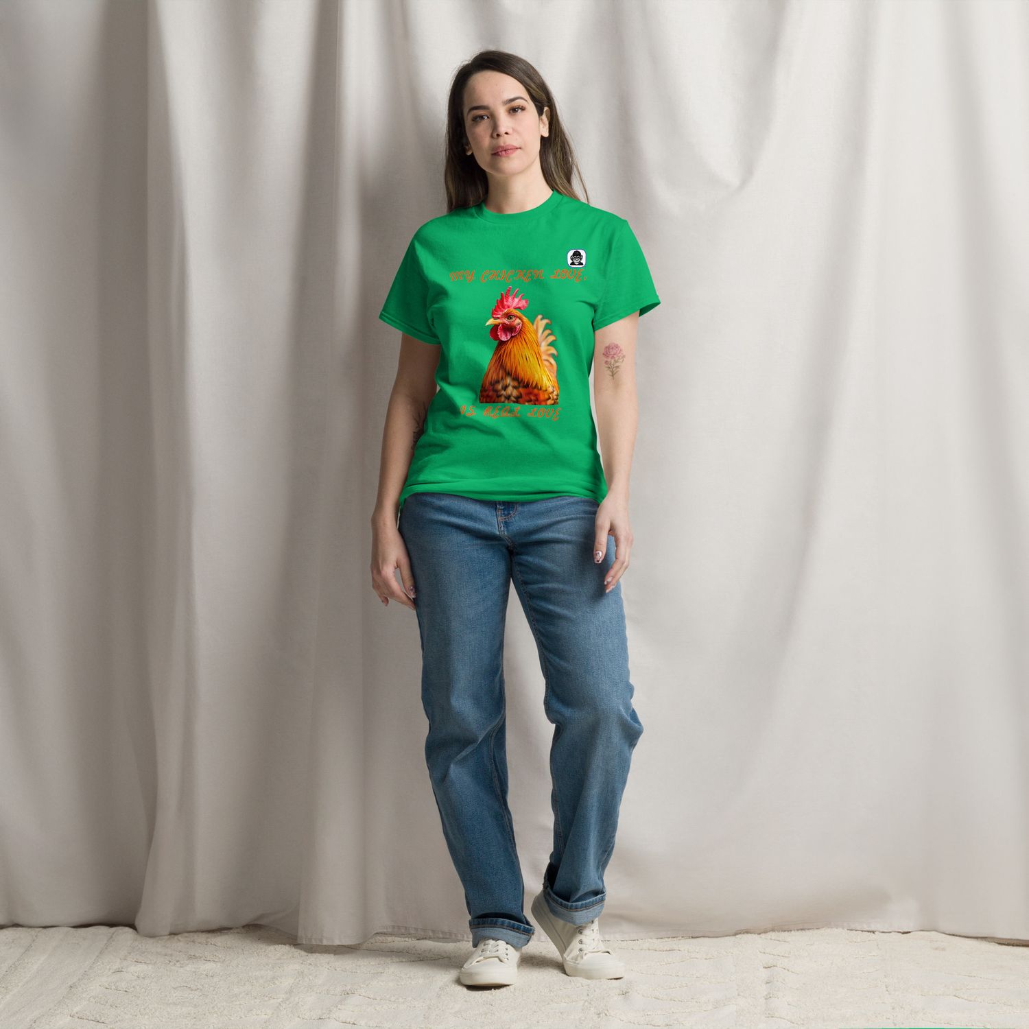 My Chicken love is real love Unisex classic T-Shirt