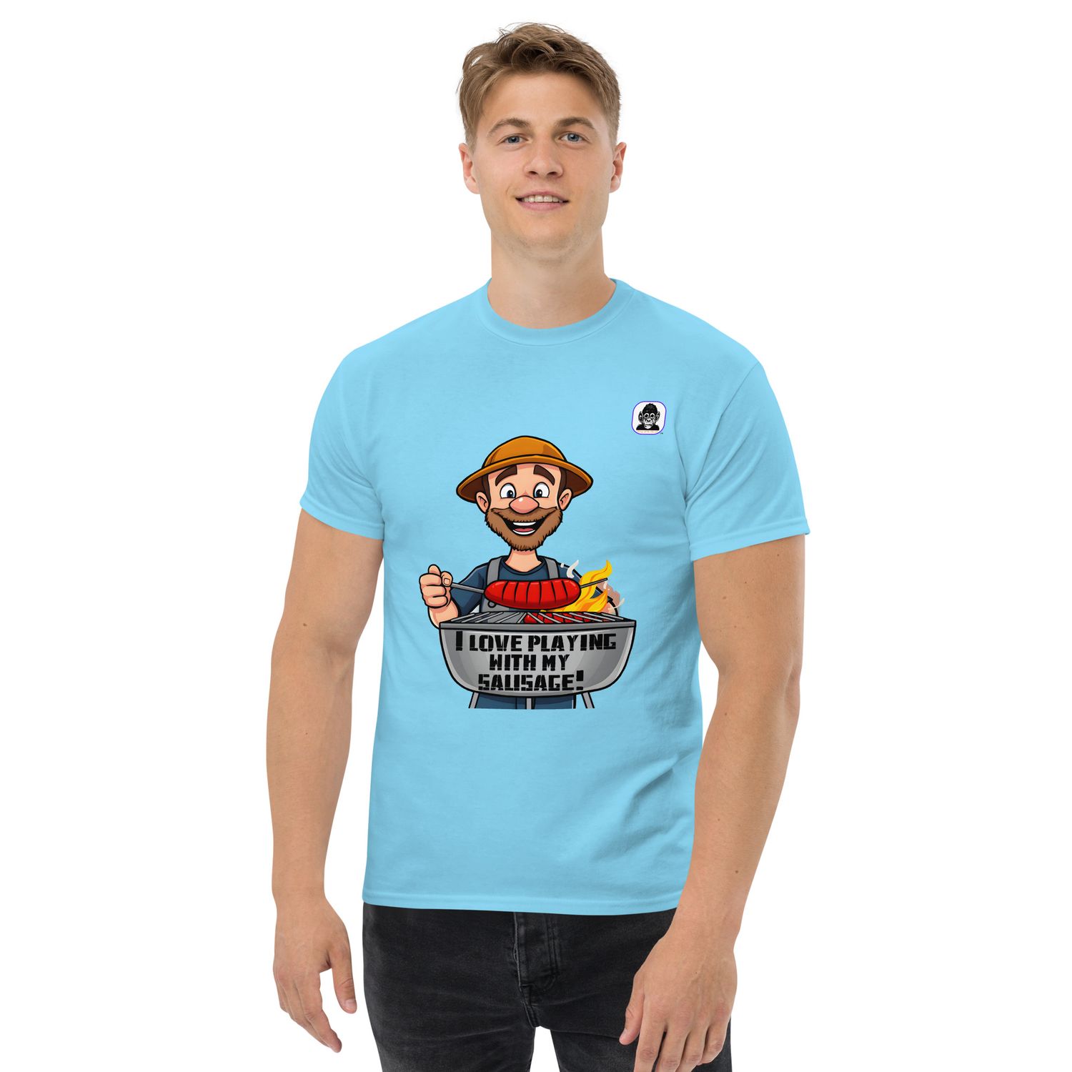 I love playing with my sausage Unisex classic T-Shirt