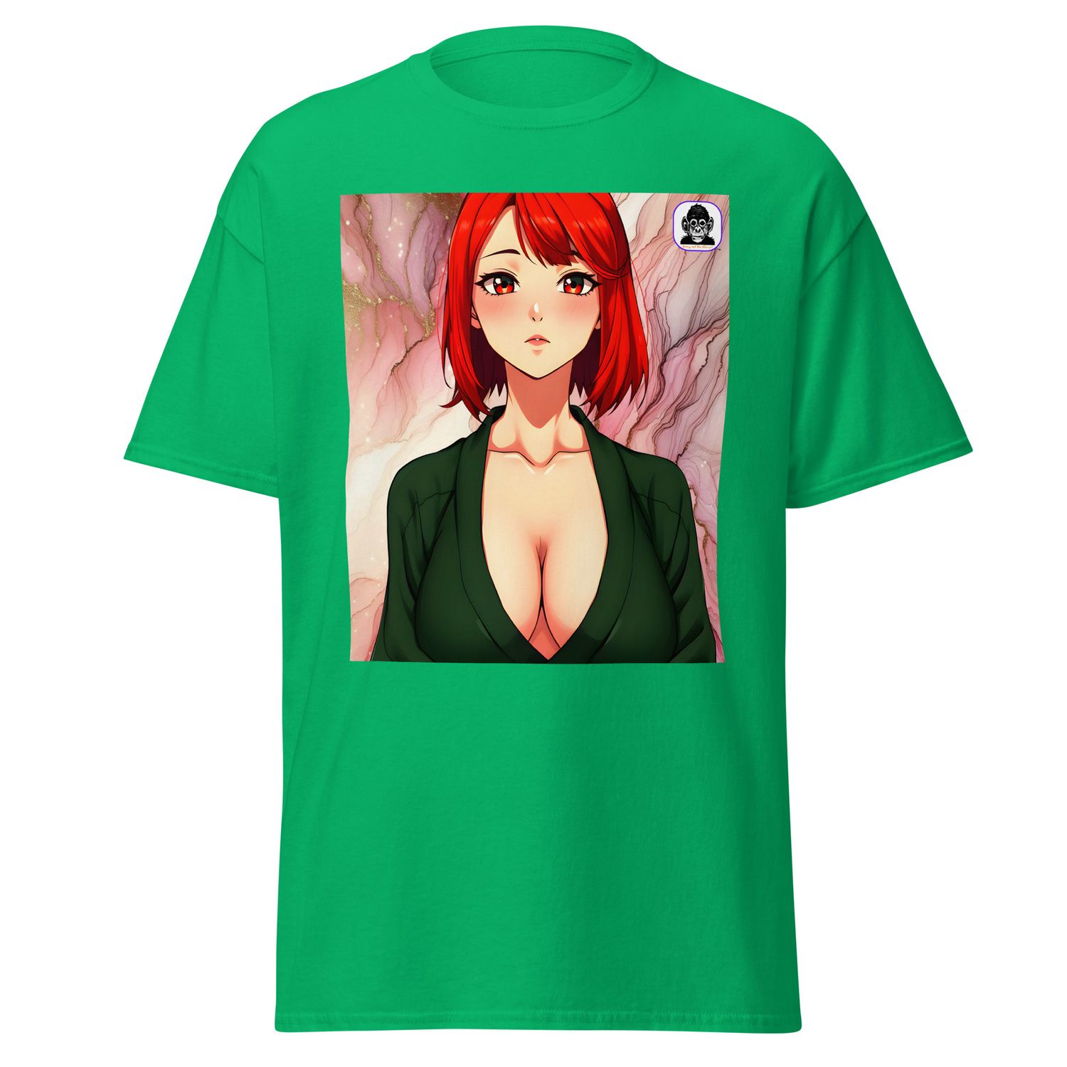 Sexy redhead girl Unisex Anime T-Shirt