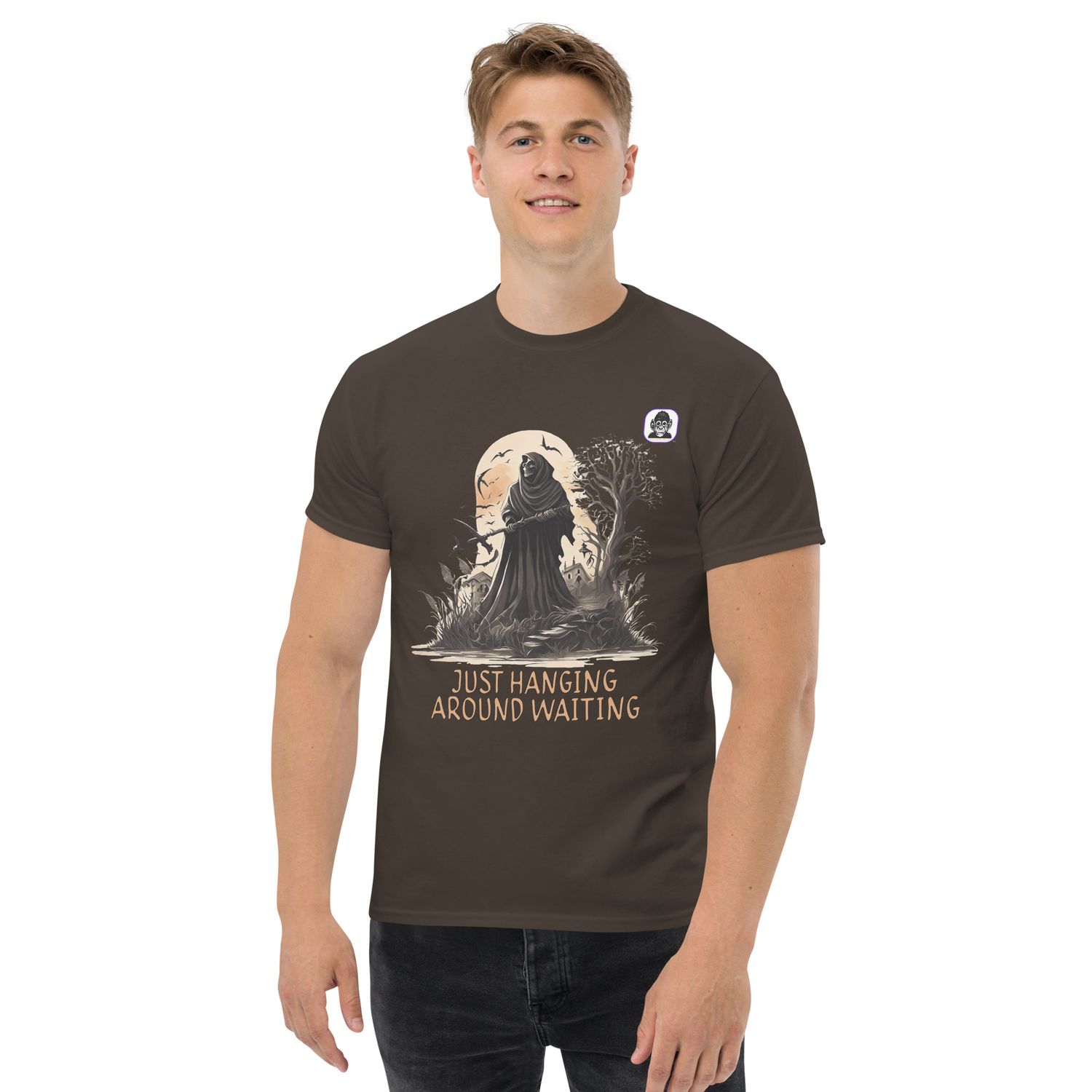 JUST HANGING AROUND WAITING Unisex classic T-Shirt