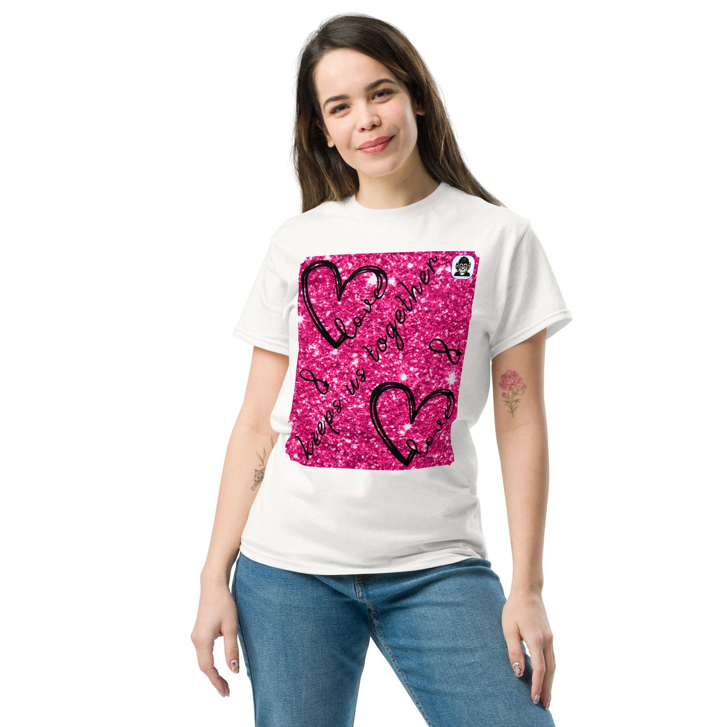 Love keeps us together Unisex classic T-shirt