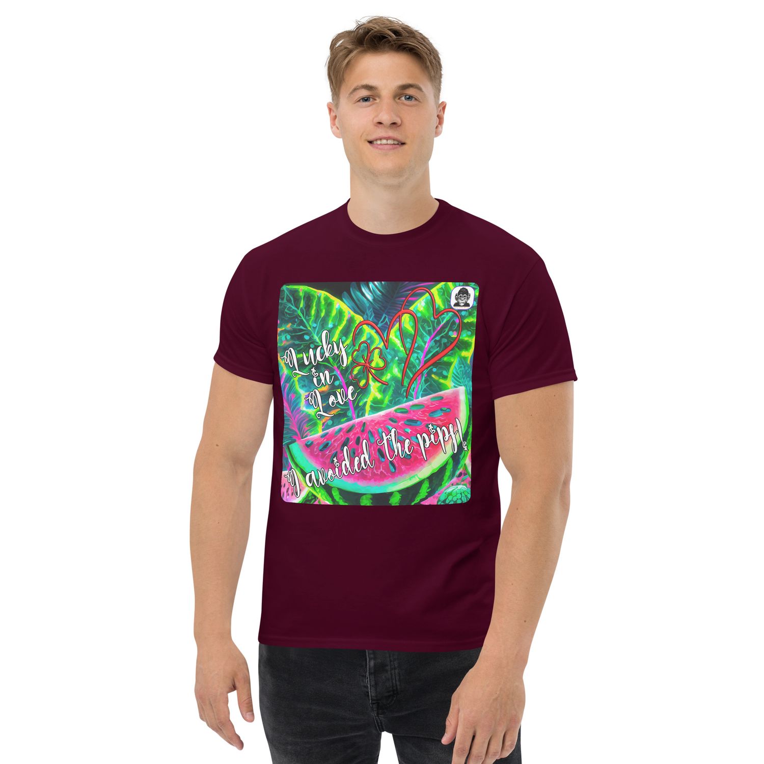 Lucky in Love - I avoided the pips! Unisex classic T-Shirt
