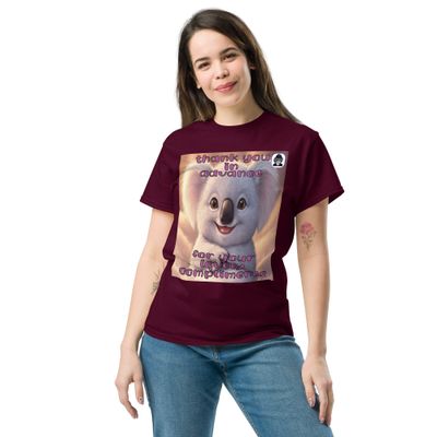 Thank_you_in_advance_for_your_nice_compliments Unisex classic tee