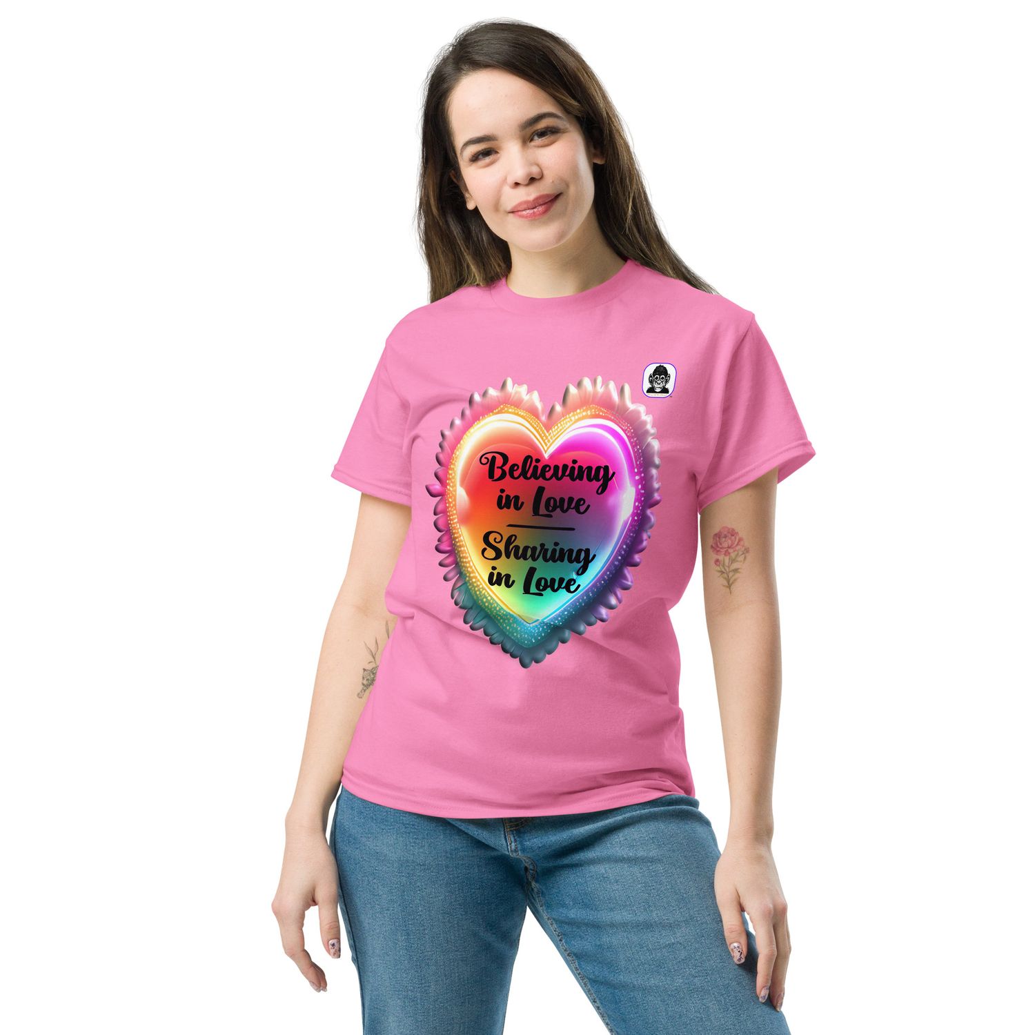Believing in Love Sharing in Love Unisex classic T-Shirt