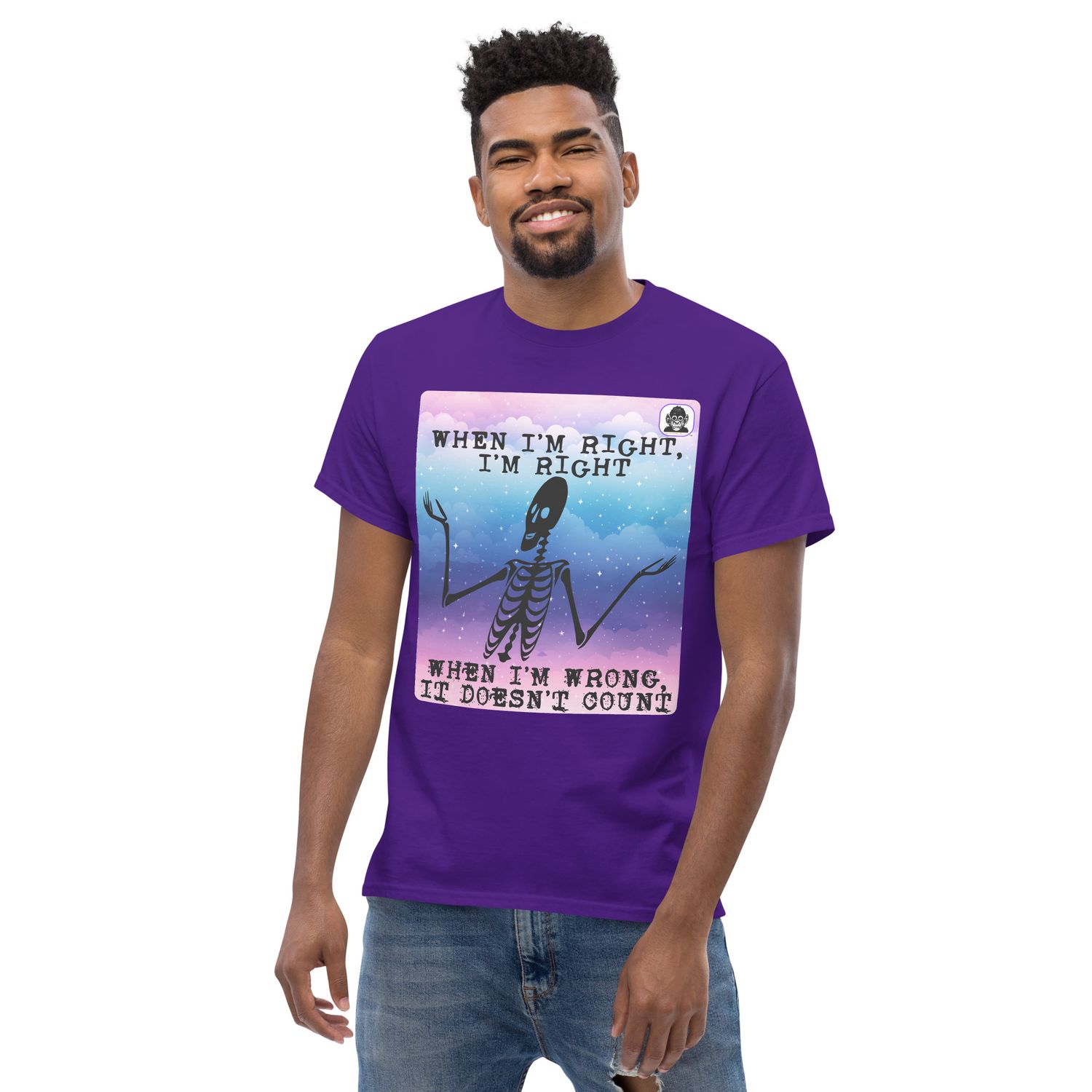 RIGHT - RIGHT, WRONG - DOESN’T COUNT Unisex classic T-Shirt