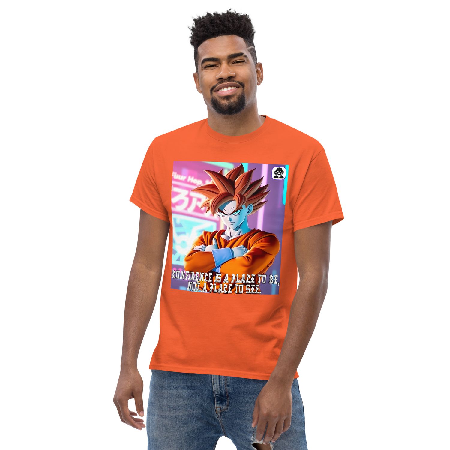 CONFIDENCE IS A PLACE TO BE NOT A PLACE TO SEE Unisex classic Anime T-Shirt