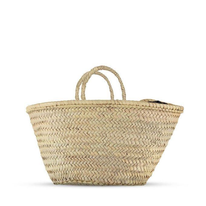 Plain Basket Straw Bag