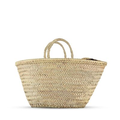 Plain Basket Straw Bag