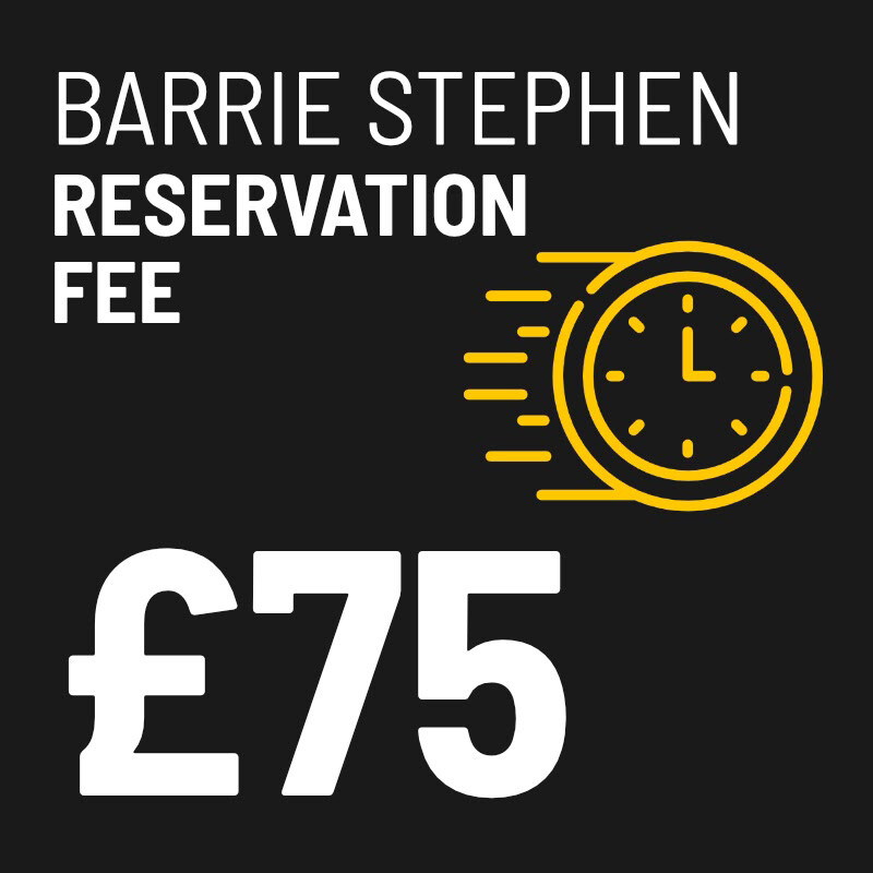 £75 Reservation Fee £75 Reservation Fee
