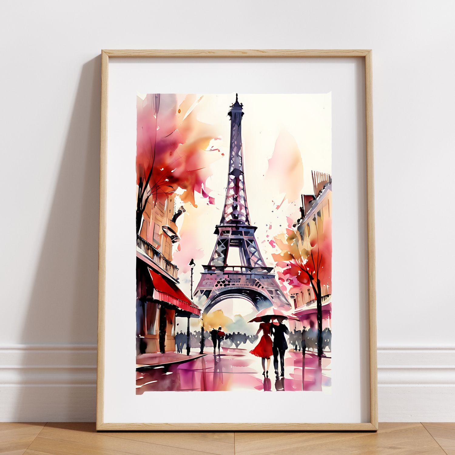 Affiche Design Artistique de la Tour Eiffel - Poster Numérique Décoration Murale