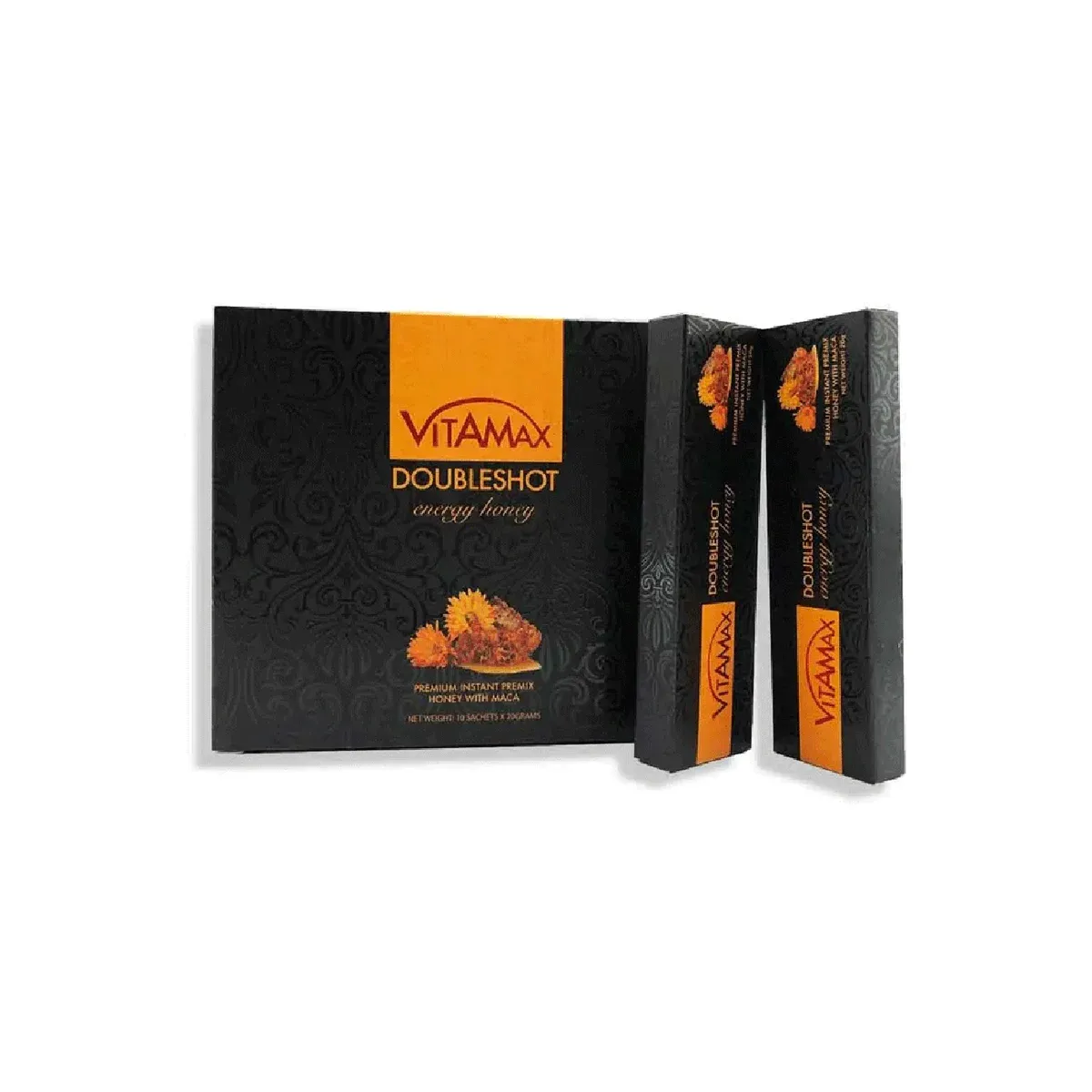 Buy  Vitamax DoubleShot Energy Honey (10 Sachets – 20 G)