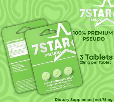 7 Star 3ct 25mg Pseudo