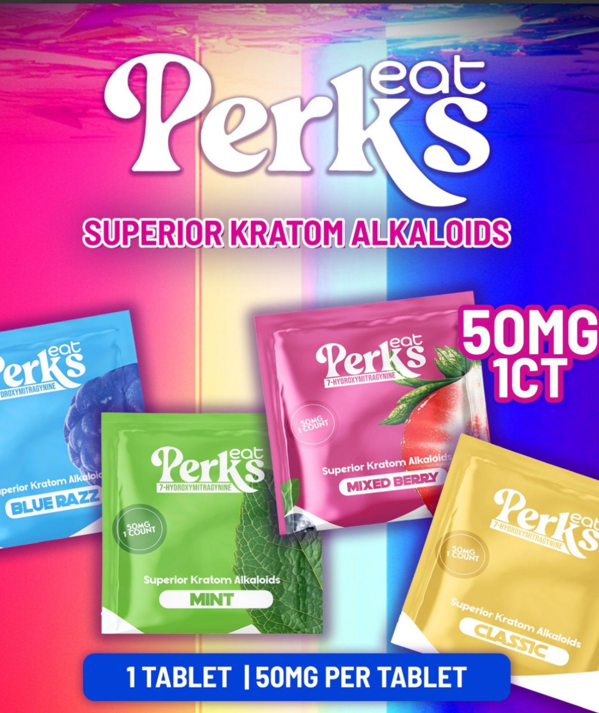 Eat Perk 50mg 1ct 20ct