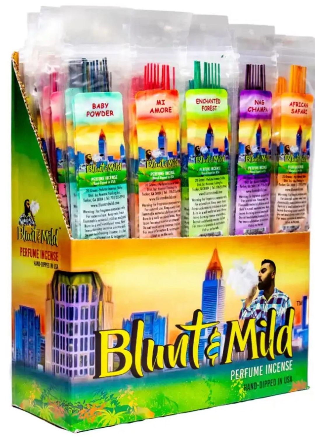 Blunt &amp; Mild 72ct Display Incense