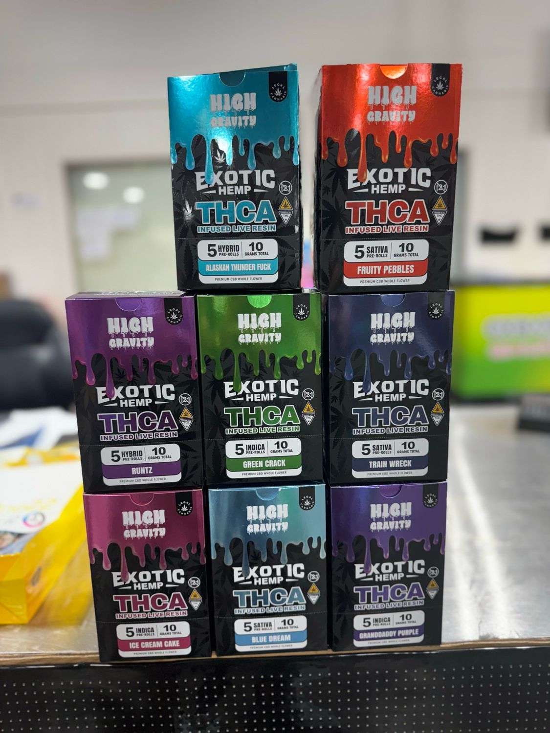 High Gravity Thca 2gm 5ct 10pk