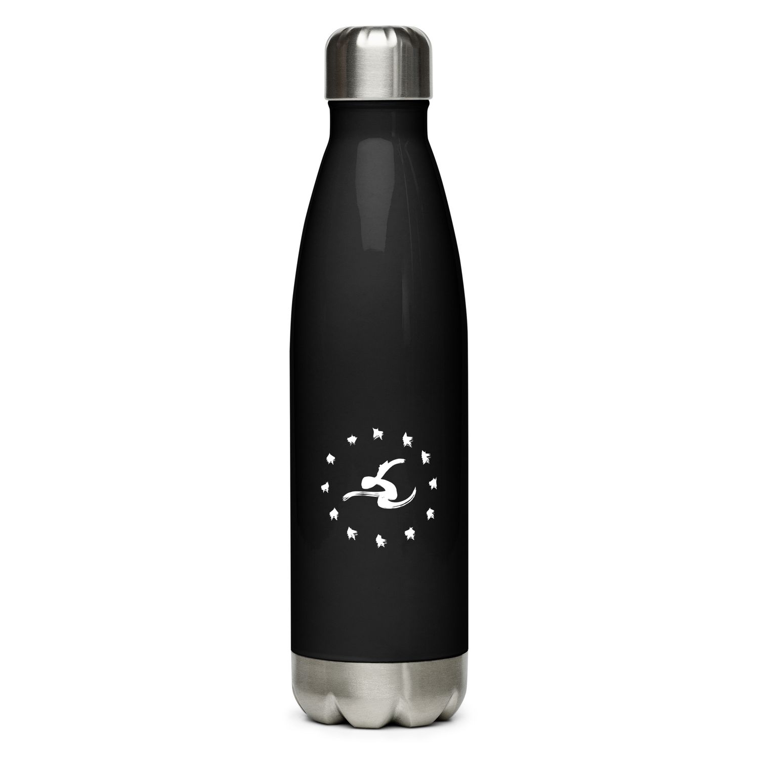 Stainless steel Black Water Bottle