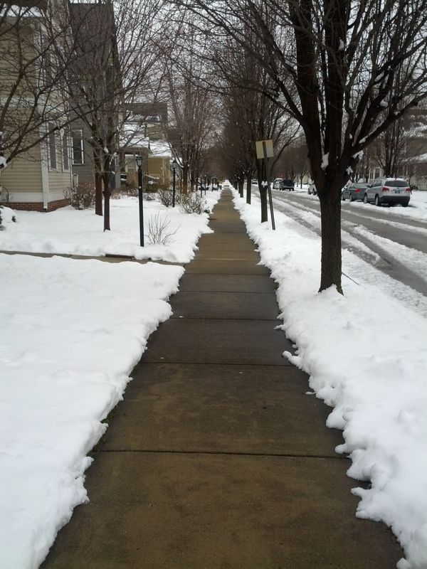 One Time - Sidewalk + Front Entrance