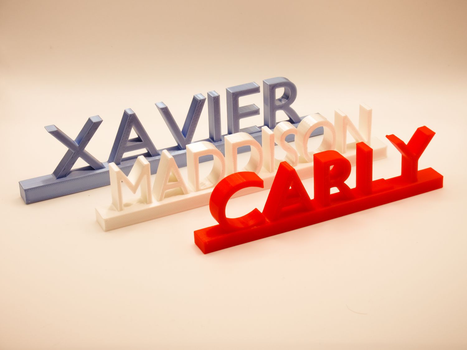 Customized Nameplate-Bfont Regular