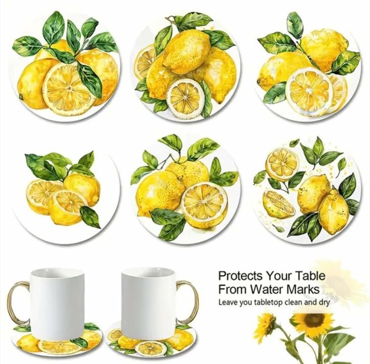 4 Pcs Coasters-High Quality