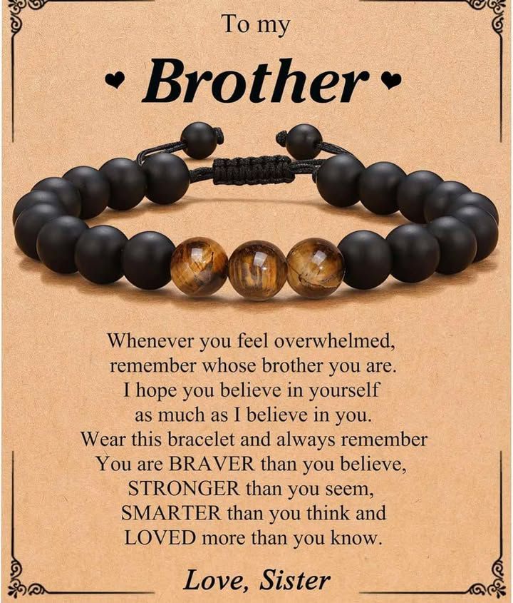 Brother Natural Stone Bracelet