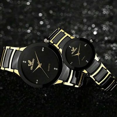 2 pcs Couples Watch- Elegant &amp; Affordable