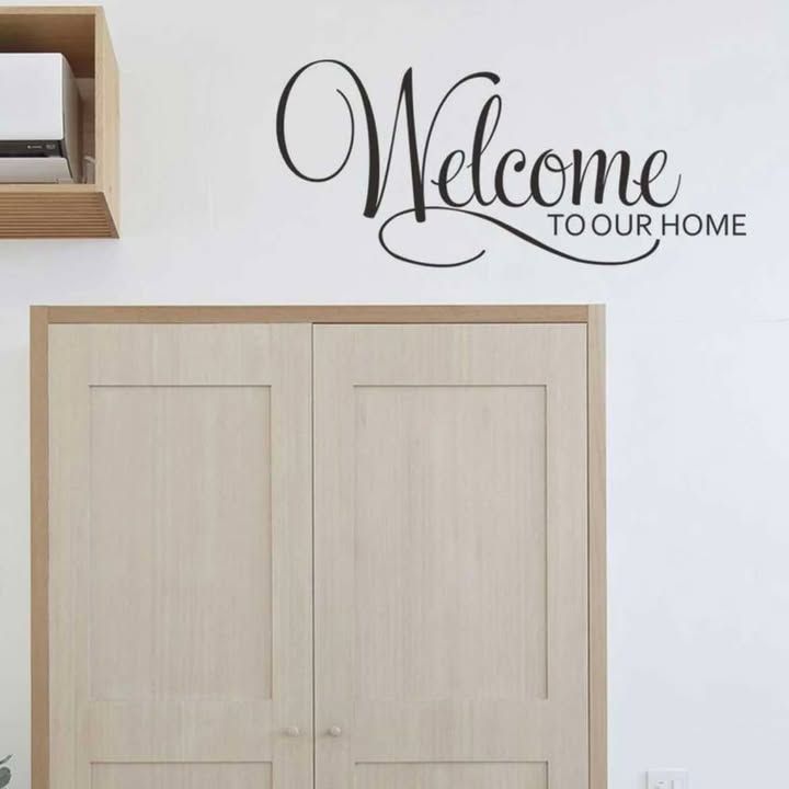 Welcome to Our Home decor