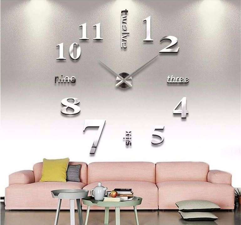 3D Wall Clock &amp; Decor
