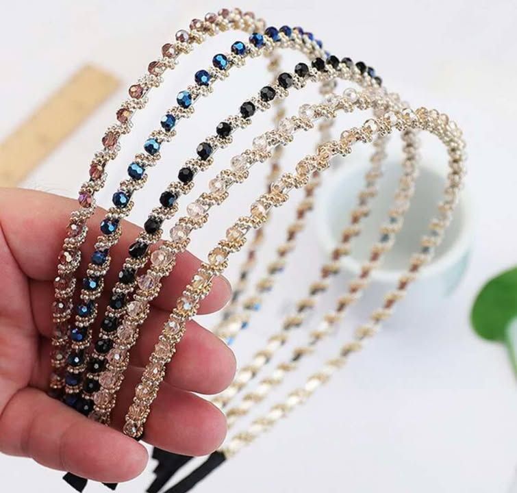Bejeweled Women 3 Pcs Crystal Headbands