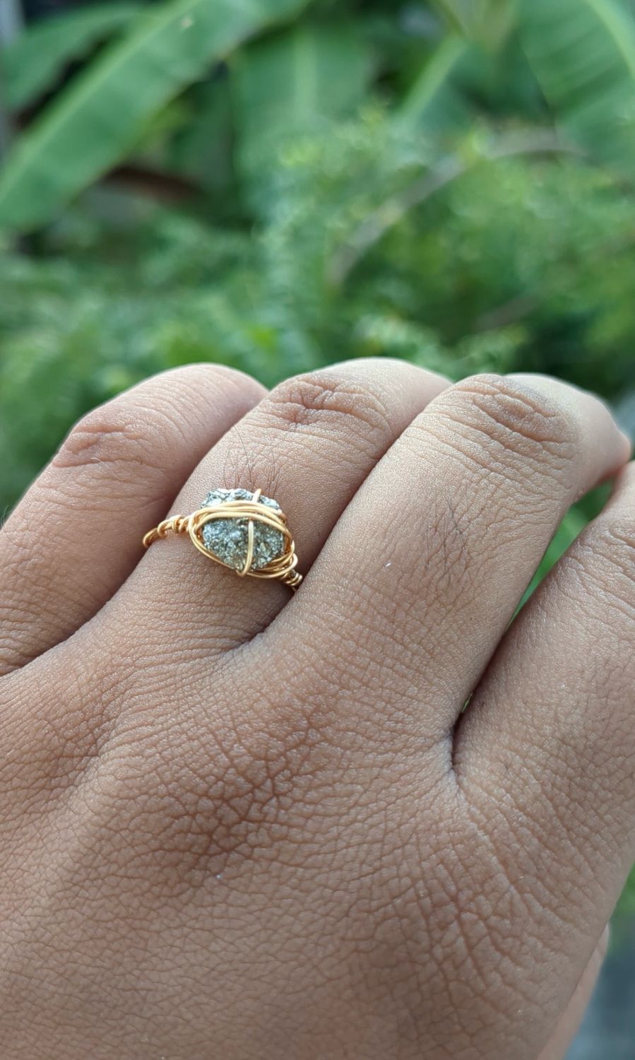 Pyrite ring