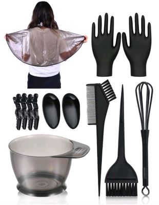Hair dyeing set