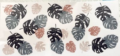 Leaves &amp; Cactus UV DTF/Glass Tumblers