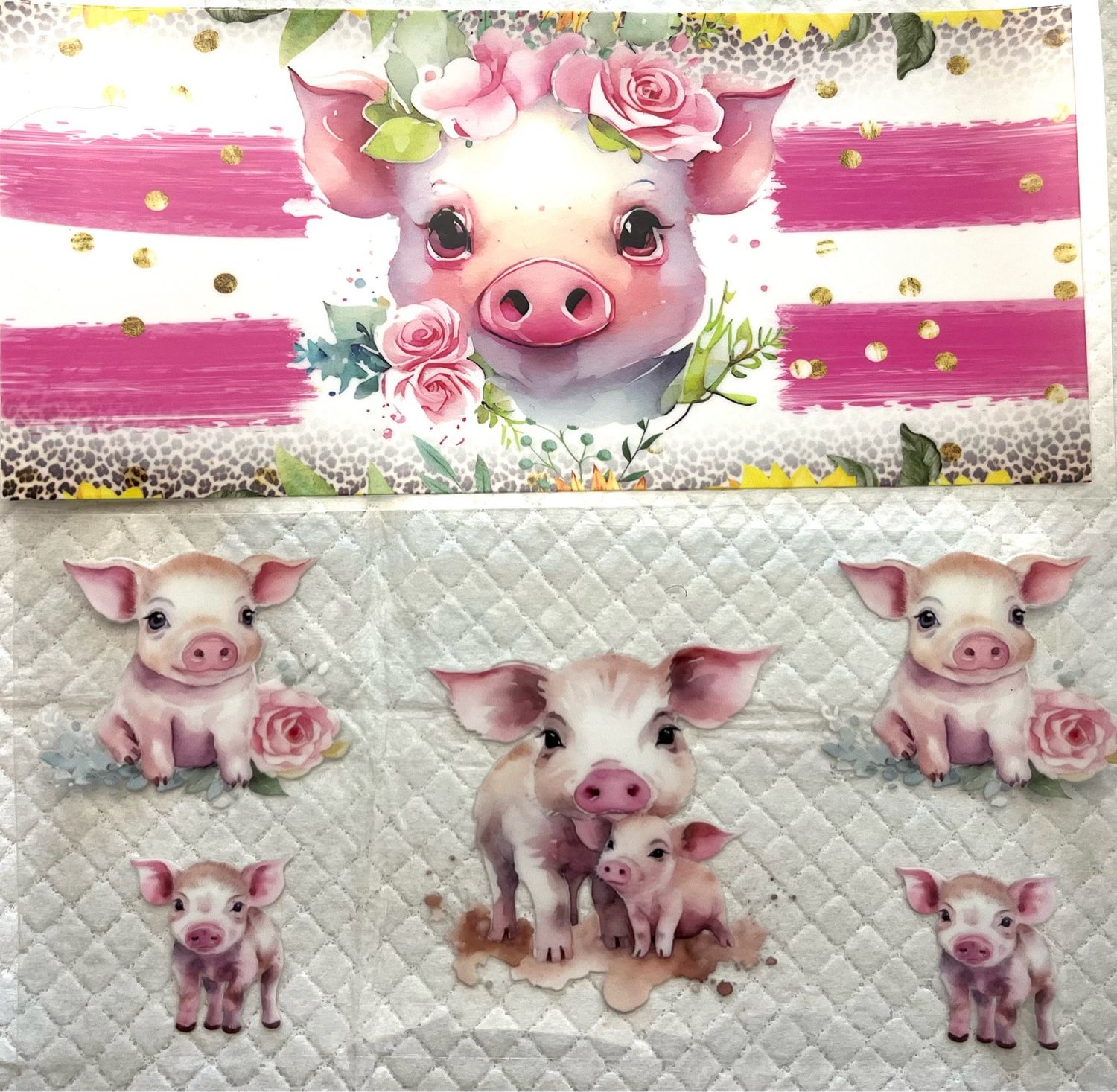 Farm Animal UV DTF/Glass Tumbler