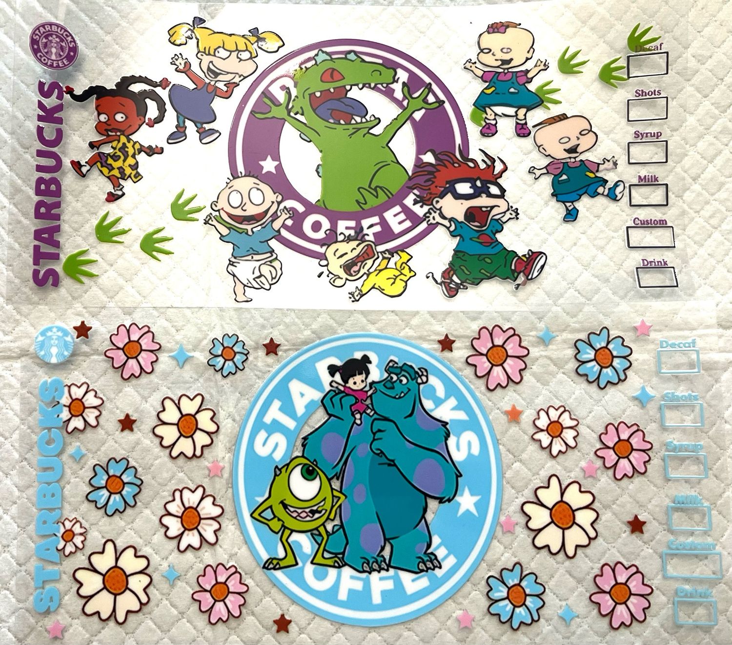 Disney/Pixar UV DTF/Glass Tumblers