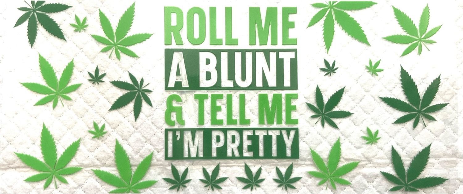 Weed/Marijuana UV DTF/Glass Tumblers