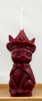 Witch Cat Candle Warm Vanilla Sugar Scented