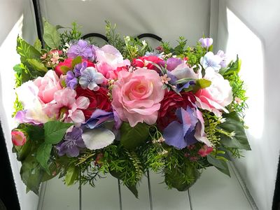 Gravestone Topper Flower Arrangement