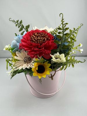Medium Bucket Sola Flower Arrangement