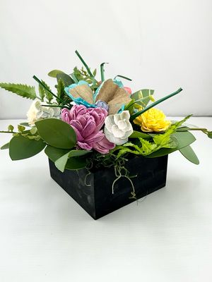 Sola Flower In Wooden Box