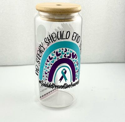 Awareness Glass Tumbler