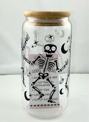 Skeleton Glass Tumbler