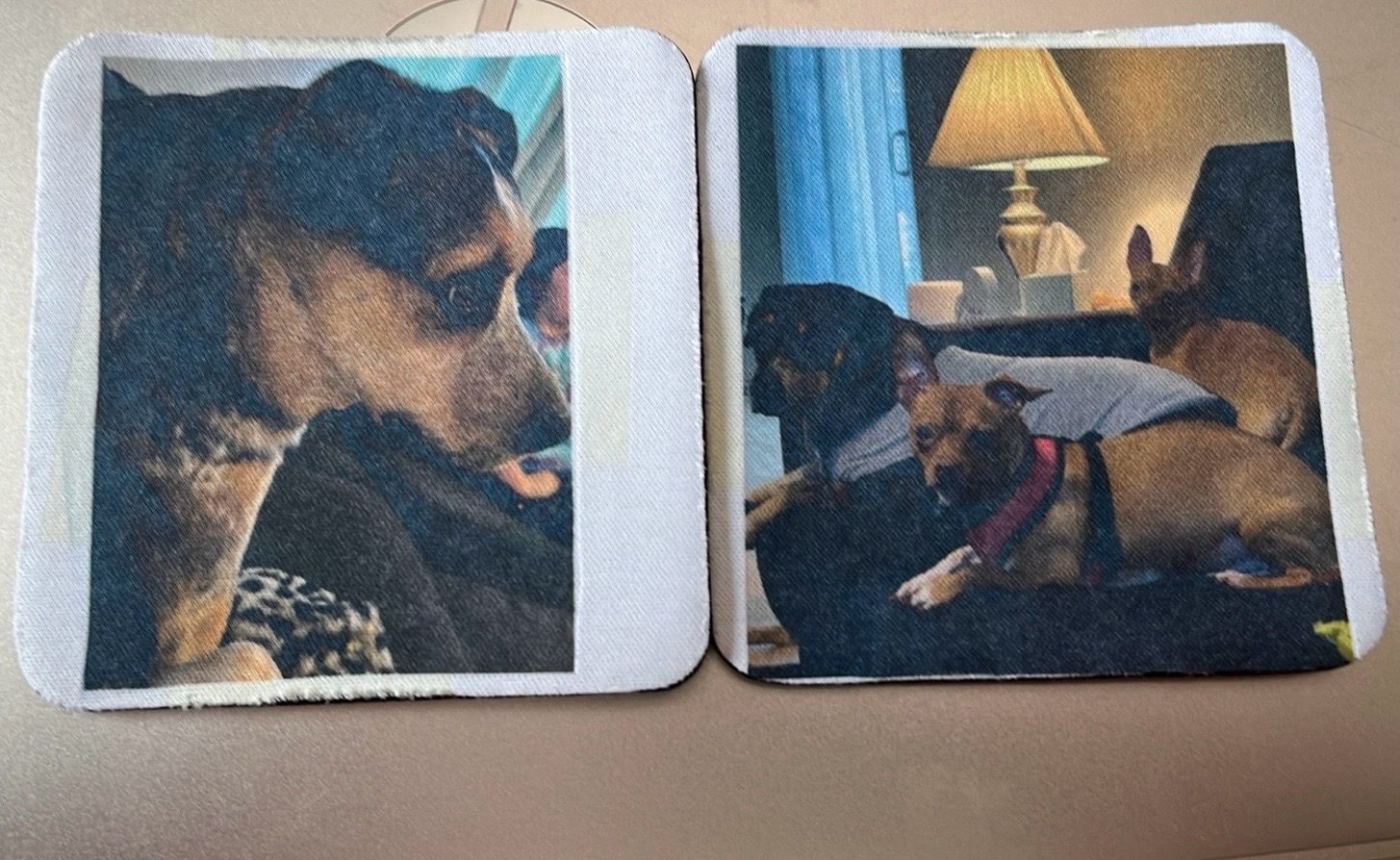 Personalized Coasters.
