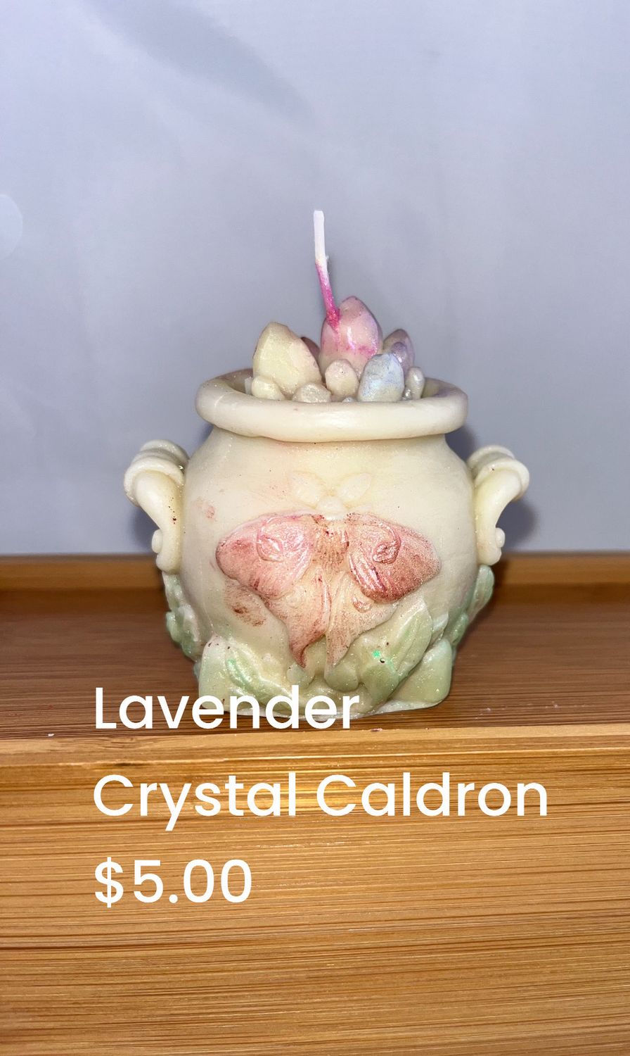 Crystal Caldron Candle