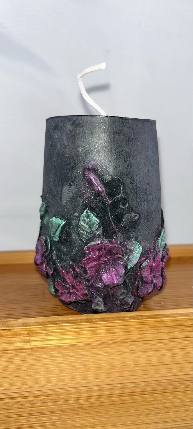 Flower Pillar Candle